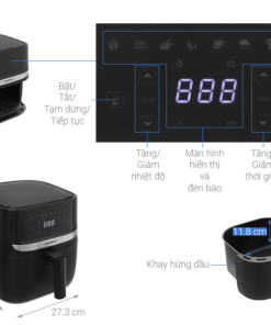 Nồi chiên không dầu Hafele HS AF502B 535.43.713 - 7